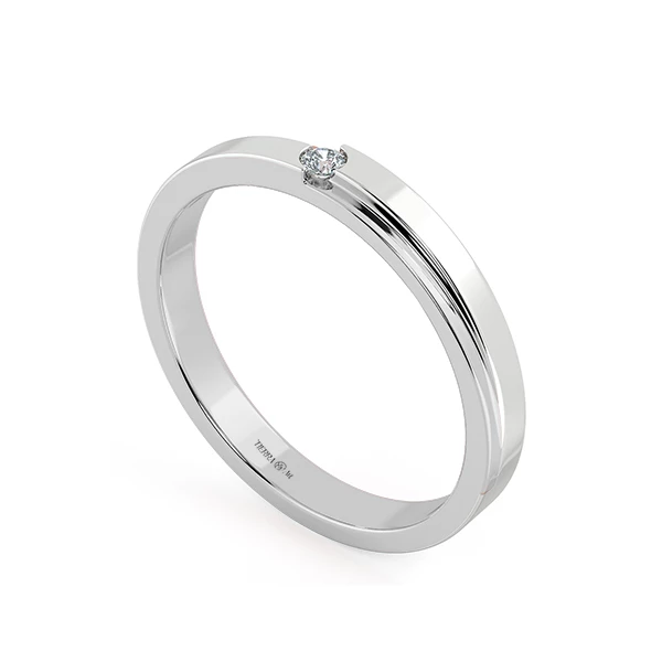 Modern Wedding Band Set NCC2001 5